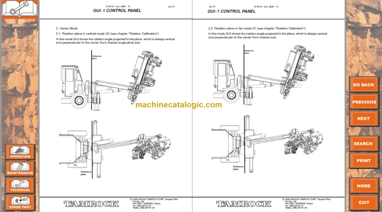 Sandvik SOLO 7-15 F Workshop Manual Serial No. 106A9520-1