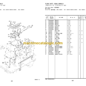 Hitachi ZW220-6 Wheel Loader Parts Catalog