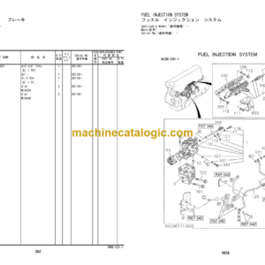 Hitachi ZW370-5B Wheel Laoder Engine Parts Catalog