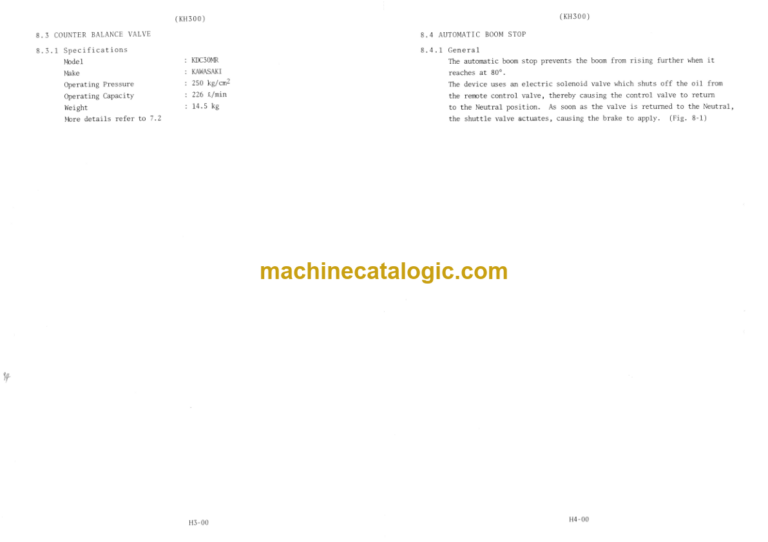 Hitachi KH300 Service manual