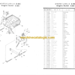 Hitachi KH125 Crane Clamshell Dragline Attachment Parts Catalog
