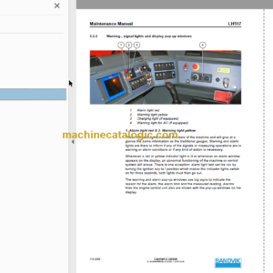 SANDVIK LH517 491 Maintenance Manual Serial No. L517D491