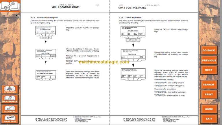 Sandvik SOLO 7-15 F Workshop Manual Serial No. 106A9520-1