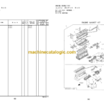 Hitachi ZW370-5B Wheel Laoder Engine Parts Catalog