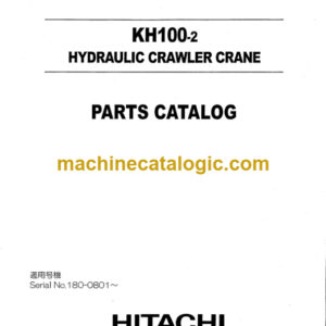 Hitachi KH100-2 Parts Catalog