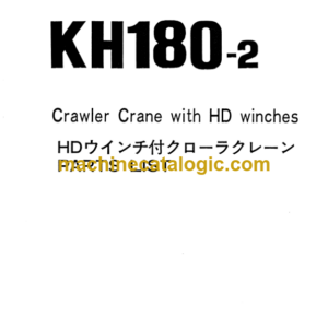 Hitachi KH180-2 Crawler Cranes with hd Winches