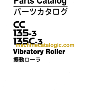 Hitachi CC135-3 135C-3 Vibratory Roller Parts Catalog