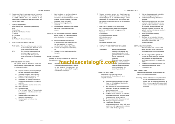 Hitachi TMR55KDS TMR65KDS TMR75KDS TSR65KDS Walk-behind Roller Engine Parts Catalog