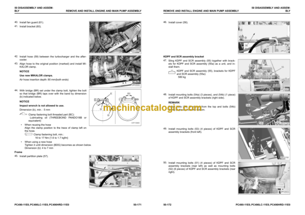 Komatsu PC490HRD-11E0 (K75230 and up) Shop Manual