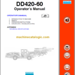 SANDVIK DD420-60 Operator's Manual Serial No. 107D12046-1