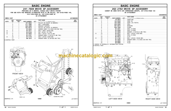 Caterpillar C13 Industrial Engine Parts Manual
