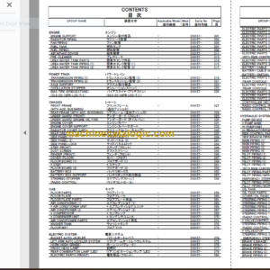 Hitachi ZW180-6 Wheel Loader (PPD8A0-OP2-1) Parts Catalog