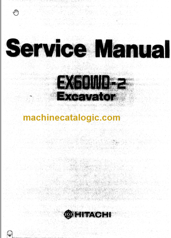 Hitachi EX60WD-2 Service Manual