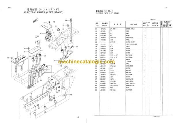 Hitachi Sumitomo SCX900HD Crawler Crane Parts Catalog