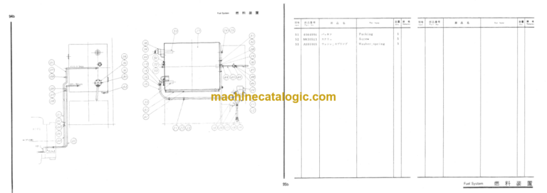 Hitachi KH500 Hydraulic Crawler Crane Parts Catalog Serial No.0101-