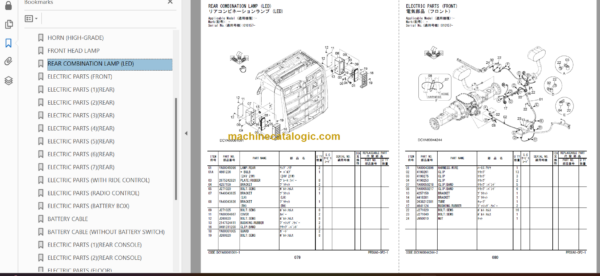 Hitachi ZW180-6 Wheel Loader (PPD8A0-OP2-1) Parts Catalog