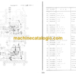 Hitachi KH500 Hydraulic Crawler Crane Parts Catalog Serial No.0101-
