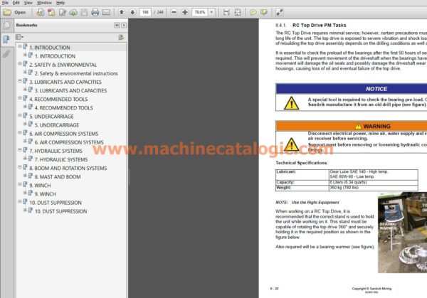 Drill DR540 Service Manual