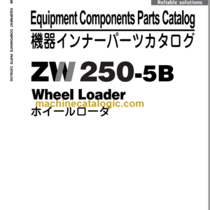 Hitachi ZW250-5B Eqipment Components Parts Catalog