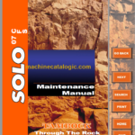 Sandvik SOLO 7-15 F Maintenance Manual Serial No. 105A8493-1
