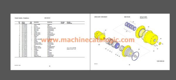 Atlas Copco Roc F9-11 Rock Drill Spare Parts Catalogue