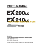 TATA Hitachi EX200LC EX210LC SUPER SERIES Parts Catalog