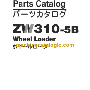 Hitachi ZW310-5B Wheel Loader (PNFAA0-1-1) Parts Catalog