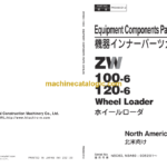 Hitachi ZW100-6 ZW120-6 Wheel Loader Equipment Components Parts Catalog