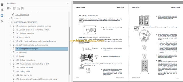 SANDVIK DD420-60 Operator's Manual Serial No. 107D12046-1