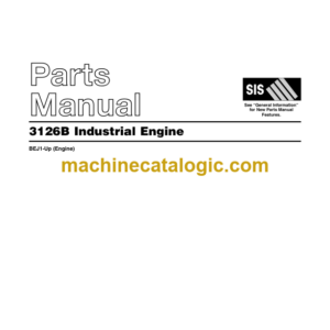 Caterpillar 3126B Industrial Engine Parts Manual