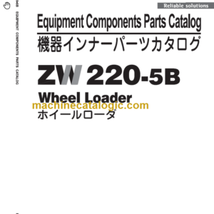 Hitachi ZW220-5B Equipment Components Parts Catalog