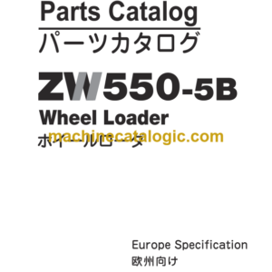 Hitachi ZW550-5B Wheel Loader (PNHF40-1-1) Parts Catalog