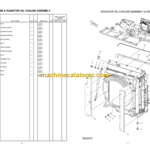 TATA Hitachi EX200LC SUPER+ Series Hydraulix Excavator Parts Catalog