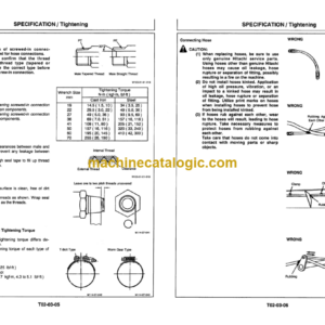 Hitachi KH500-3 Service Manual