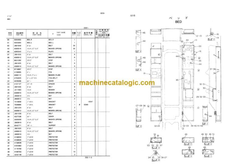 Hitachi KH850-3 Crawler Crane Parts Catalog