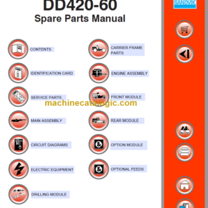 SANDVIK DD420-60 Parts Manual Serial No. 107D12046-1