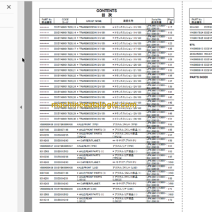 Hitachi ZW220-5B Equipment Components Parts Catalog