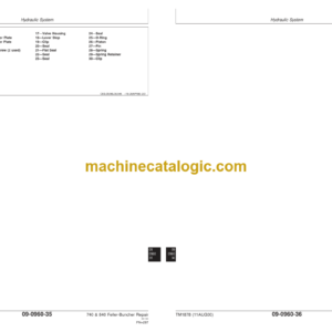 John Deere 740 and 840 Feller-Buncher Repair Technical Manual