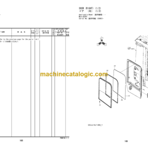 Hitachi ZW550-5B Wheel Loader (PNHF40-1-1) Parts Catalog