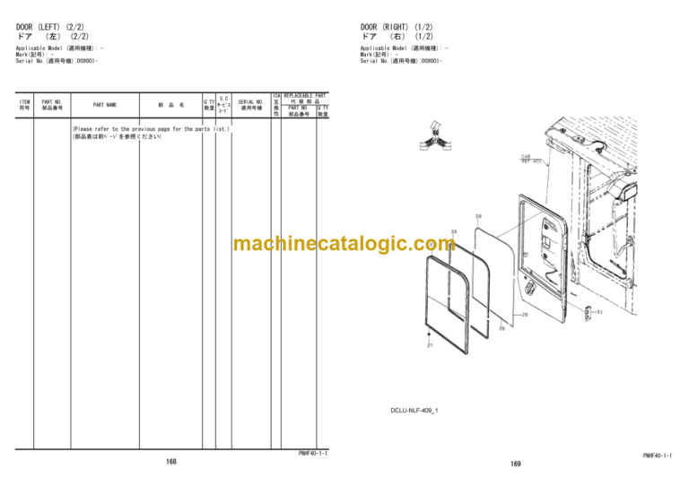 Hitachi ZW550-5B Wheel Loader (PNHF40-1-1) Parts Catalog