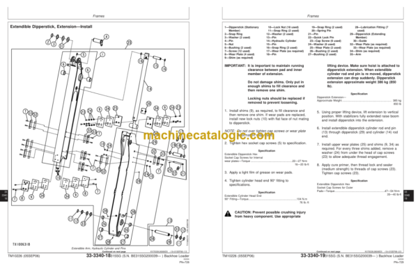 John Deere 315SG (SN BE315SG200039— ) Backhoe Loader Repair Technical Manual