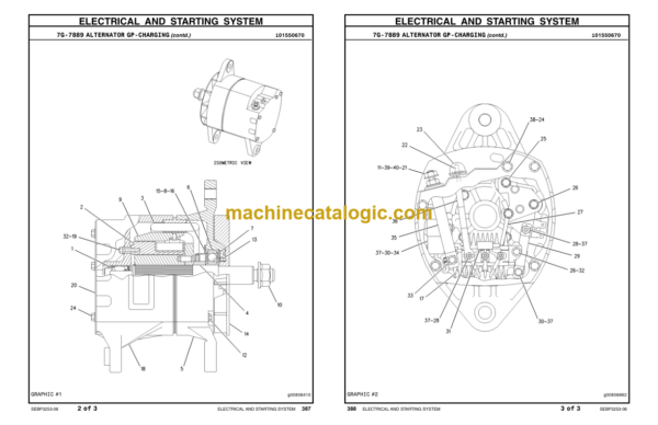 Caterpillar 3126B Industrial Engine Parts Manual
