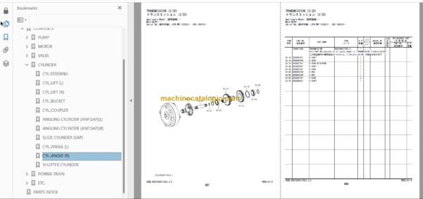 Hitachi ZW220-5B Equipment Components Parts Catalog