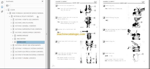 Hitachi EX90 Service Manual