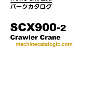 Hitachi Sumitomo SCX900-2 Crawler Crane Parts Catalog