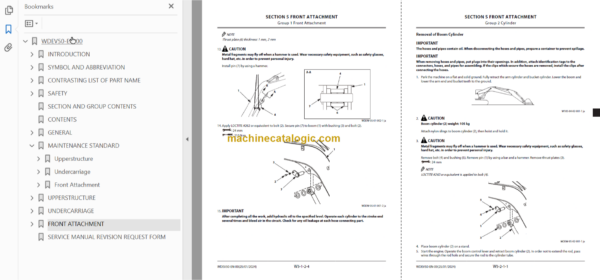 Hitachi ZX95US-7 Technical and Workshop Manual