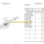 Hitachi ZW310 Equipment Components Parts Catalog