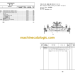 Hitachi ZW100J Wheel Loader Parts Catalog