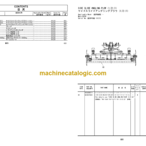 Hitachi ZW100J Wheel Loader Parts Catalog