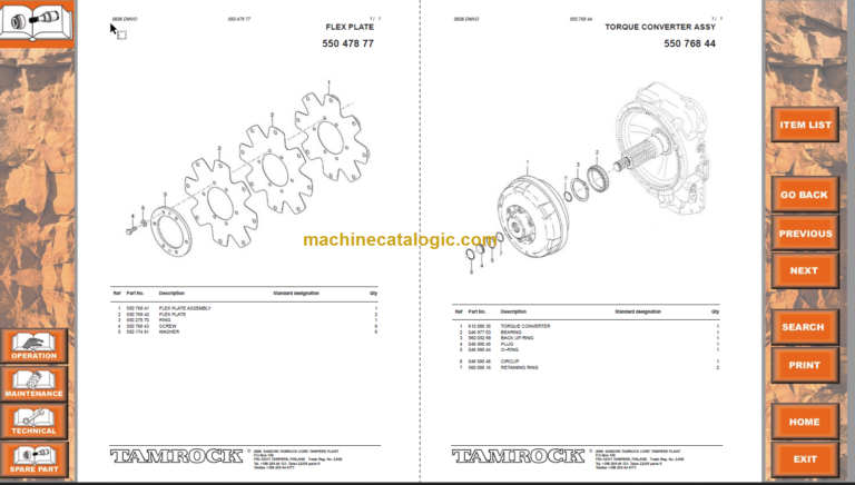 Sandvik SOLO 7-15 F Parts Manual Serial No. 106A11082-1